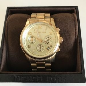 Michael Kors large gold watch